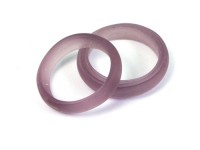 Glasring, ca. Ø 24 mm, violett, matt Glasring, ca. Ø 24 mm, violett, matt