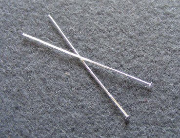 Nietstift, 50 mm, versilbert