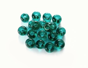 Roccailles, 6 mm, türkis/petrol