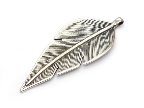 Blatt, 85 mm, versilbert, geschwärzt