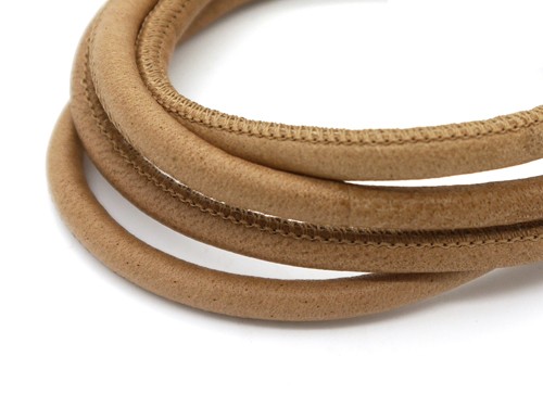 Lederband, 10 cm, 5 mm, hellbraun