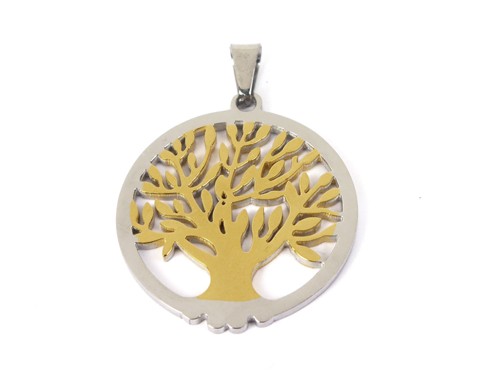 Anhänger Scheibe mit Lebensbaum