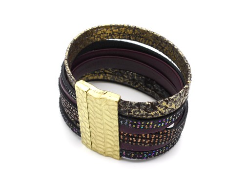 Magnetverschluss, 43 x 23 mm, vergoldet