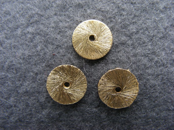 Scheibe, 10 mm, vergoldet