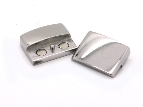Magnetverschluss, 23 x 21 mm, Edelstahl