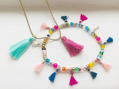 Quaste, 30 mm, dunkelblau