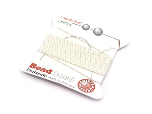 Perlseide, 0,50 mm x 2 m, creme