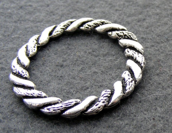 Ring, versilbert