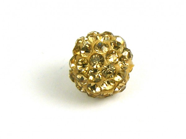 Shamballa Perle, 8 mm, gold