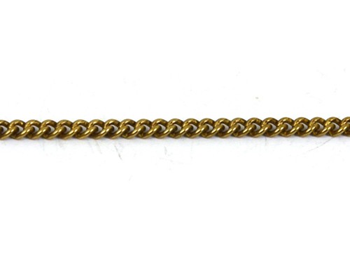 Gliederkette, Panzerkette, 10 cm, altmessing zaponiert