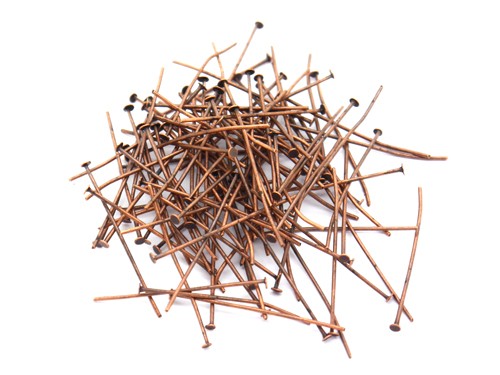 100 Stk. Nietstifte, 35 mm, bronzefarben