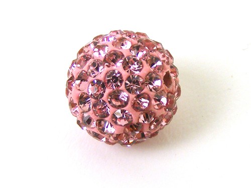 Shamballa Perle, 12 mm, altrosa