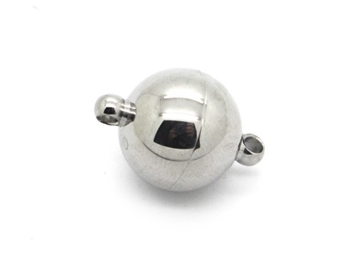 Magnetverschluss rund, 24 x 16 mm, Edelstahl