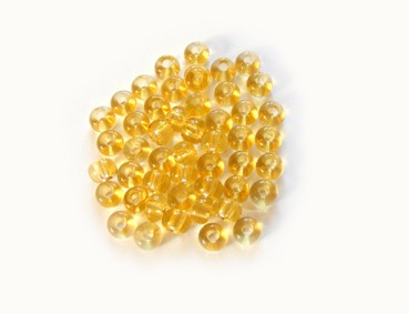 Roccailles, 4 mm, honig