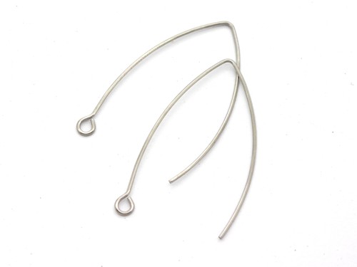 Ohrhaken, 38 mm, 1 Paar, Edelstahl