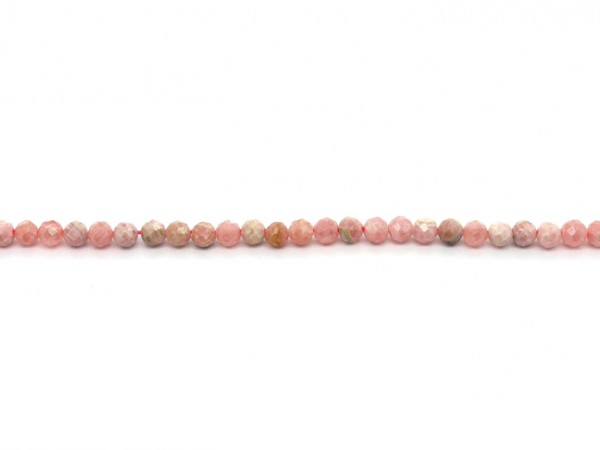 1 Strang Rhodochrosit, 2,5 mm, rosa