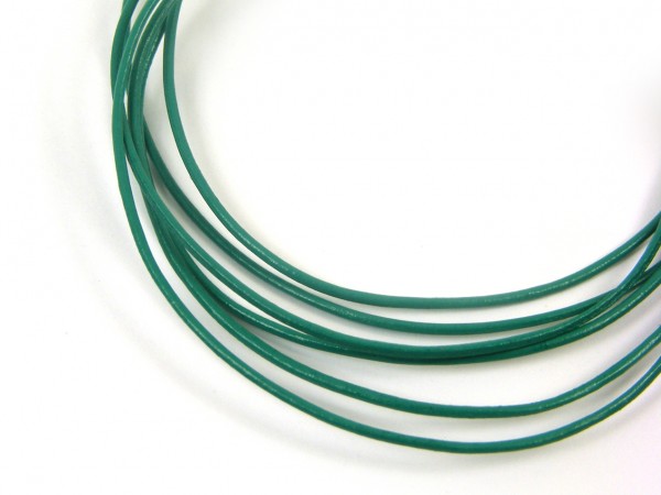 Rindleder, 1 m, 0,8 mm, petrol