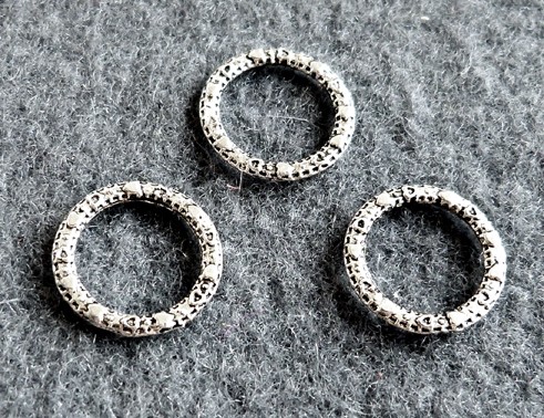 Ring, 14 mm, versilbert