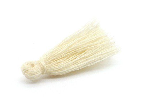 Quaste, 30 mm, creme