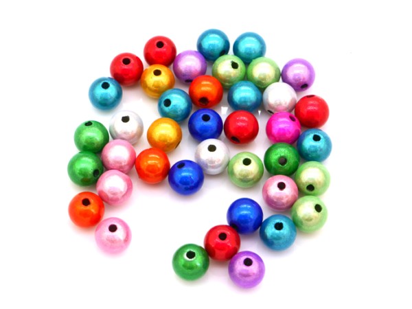 3 D Miracle Beads, 7,5-8 mm, bunte Mischung