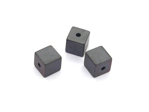 Würfel, Hämatit, 6 mm, grau