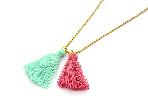 Quaste, 30 mm, dunkelblau