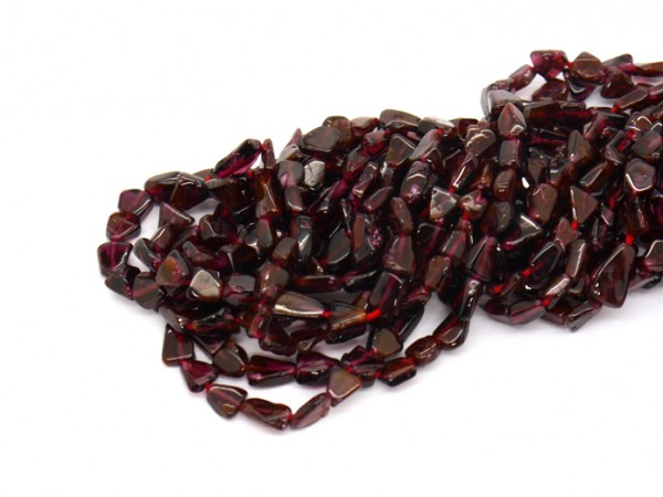 1 Strang Granat, 5 mm, granatrot