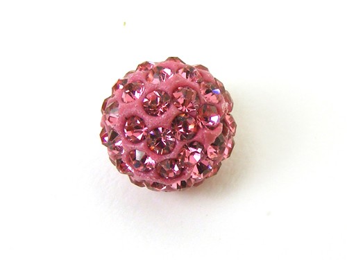 Shamballa Perle, 10 mm, rosa