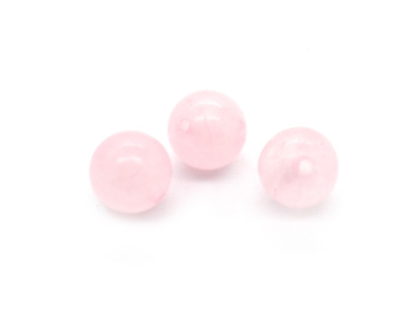 Rosenquarz, Kugel, 8 mm, rosa