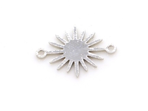 Verbinder Sonne, 27 mm, silberfarben