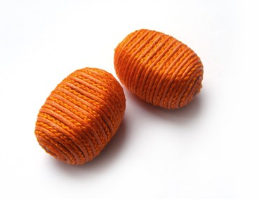 Wickelperle, 28 mm, orange