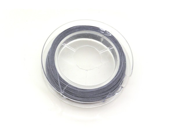 1 Spule Makramee, 0,50 mm x 10 m, dkl.grau