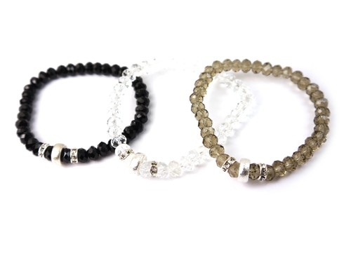 Set zum Selbermachen Armband, transparent