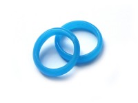 Glasring, ca. Ø 24 mm, hellblau, glanz Glasring, ca. Ø 24 mm, hellblau, glanz