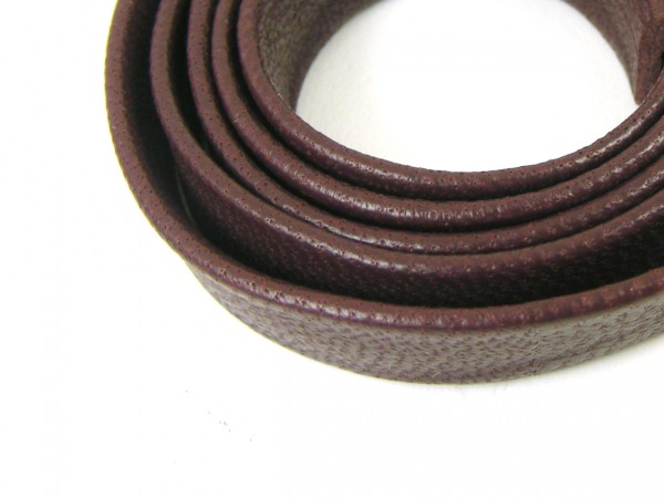 Lederband, 10 cm, 10 mm, bordeaux