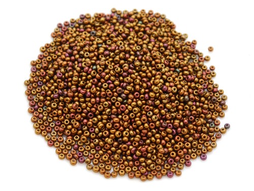 Roccailles, 2 mm, bronze multicolor