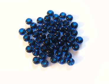 Roccailles, 4 mm, blau