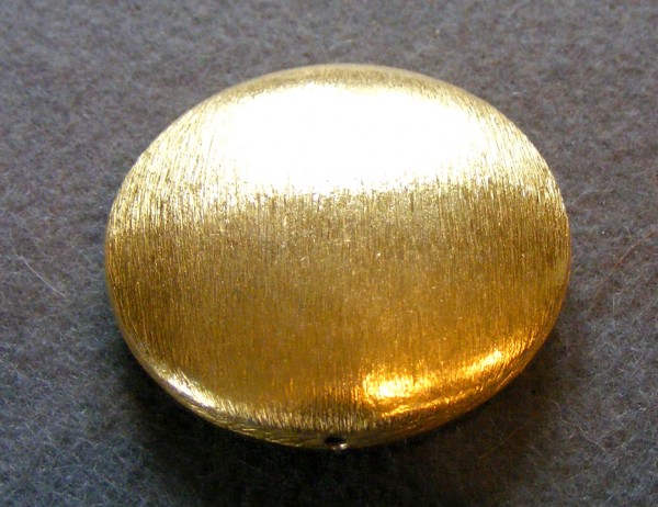 Scheibe, 42 mm vergoldet