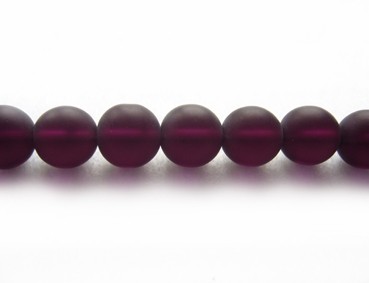 1 Strang Glasperlen, 12 mm, schwarzbraun