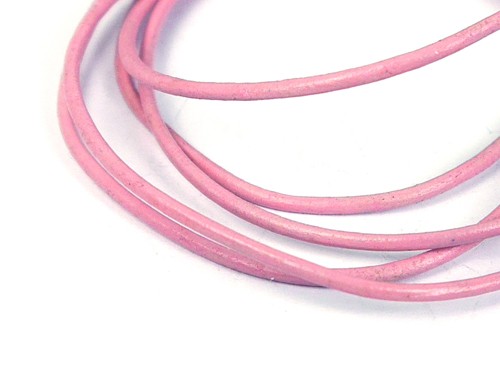 Rindleder, 1 m, 1,5 mm, rosa