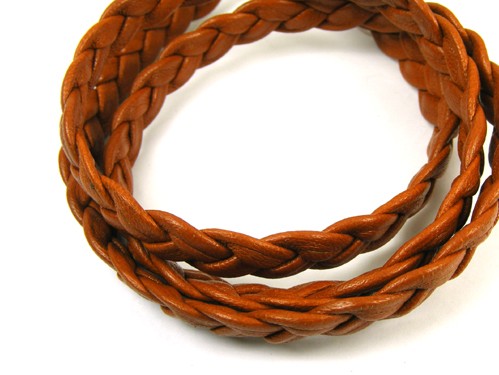 Lederband, 10 cm, 10 mm, rost