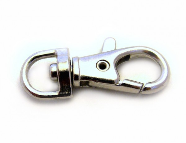 Karabiner, 39 mm, silberfarben